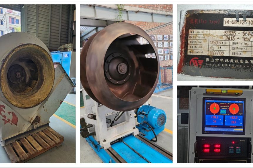 1500mm Blowar Fan Balancing Exciting Project-45KW Centrifugal Blower Fan impeller balancing Update from RotoTech Bangladesh!