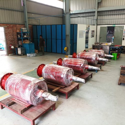🌟 Milestone Achieved: 5 Nos. 2350KVA/480V Alternator Rotor Rewinding! 🌟